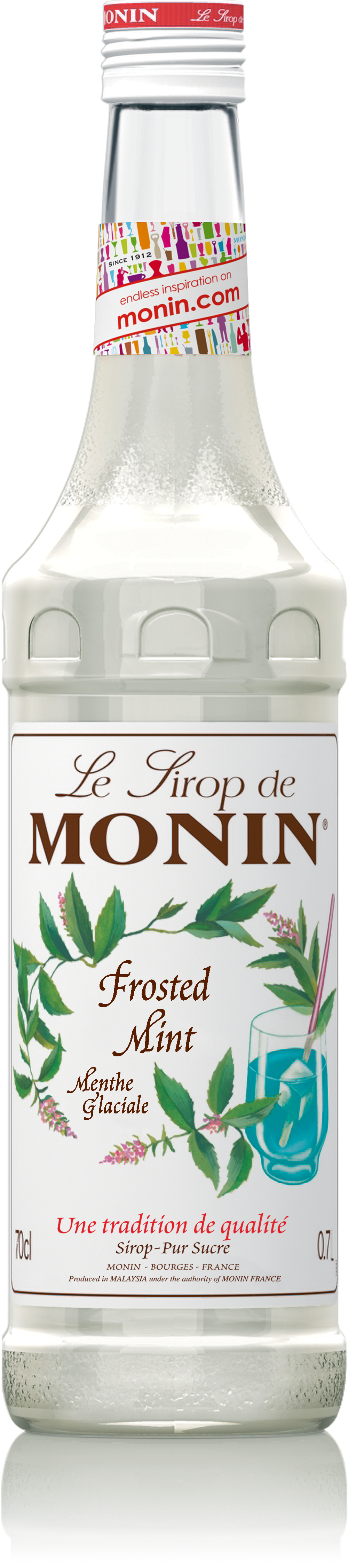 Monin - Sirop menthe glaciale Monin 70 cL