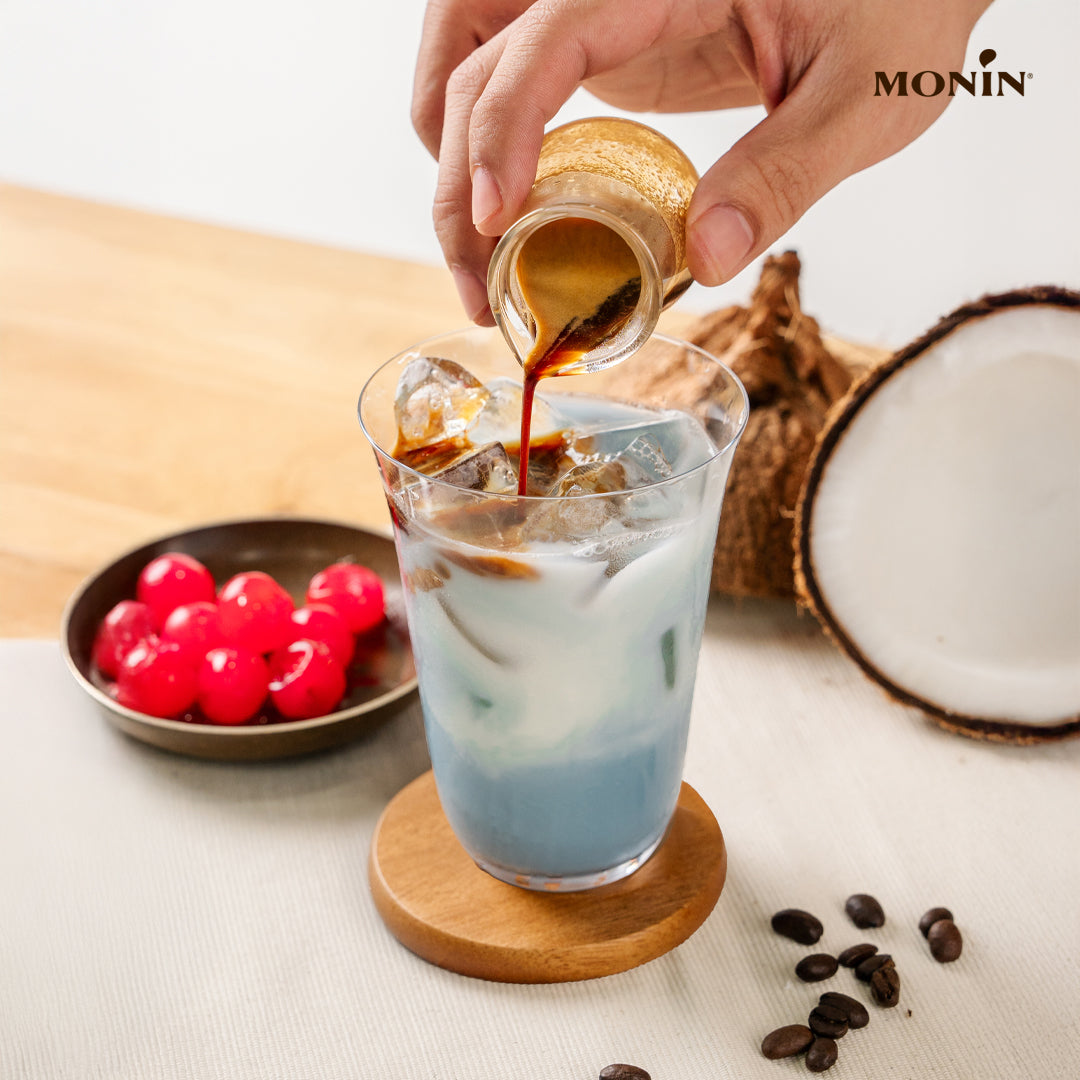 Blue Coconut Iced Latte - MONIN 1912 