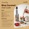 Blue Coconut Iced Latte