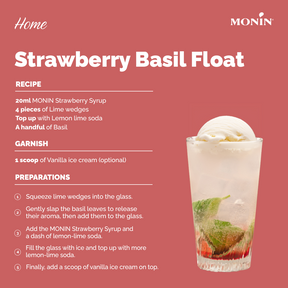 Strawberry Basil Float