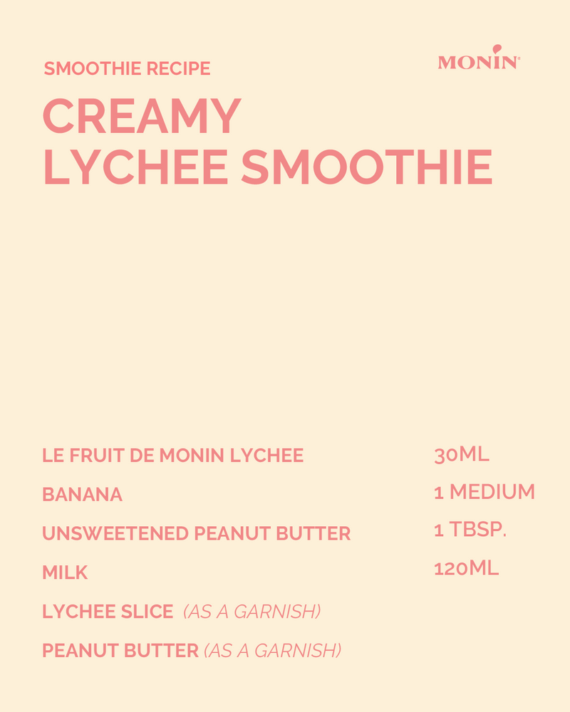 Creamy Lychee Smoothie