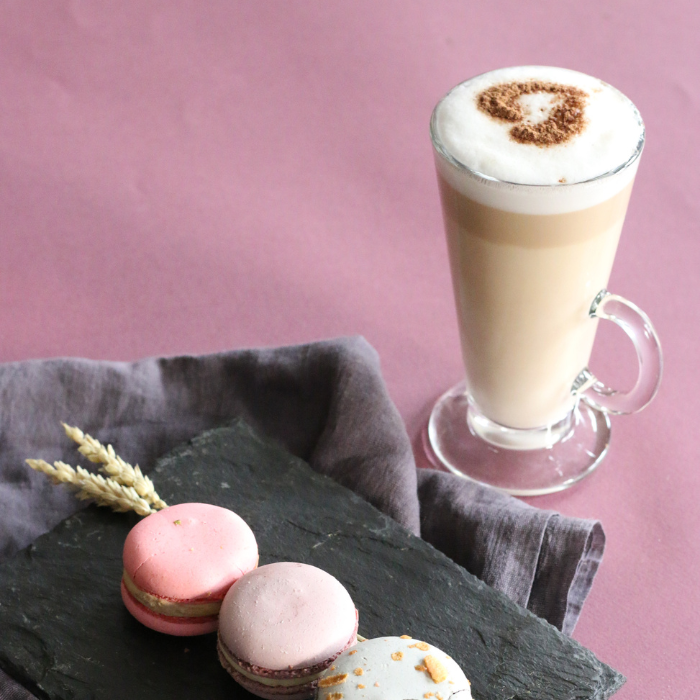 Blackberry Macaroon Latte - MONIN 1912 