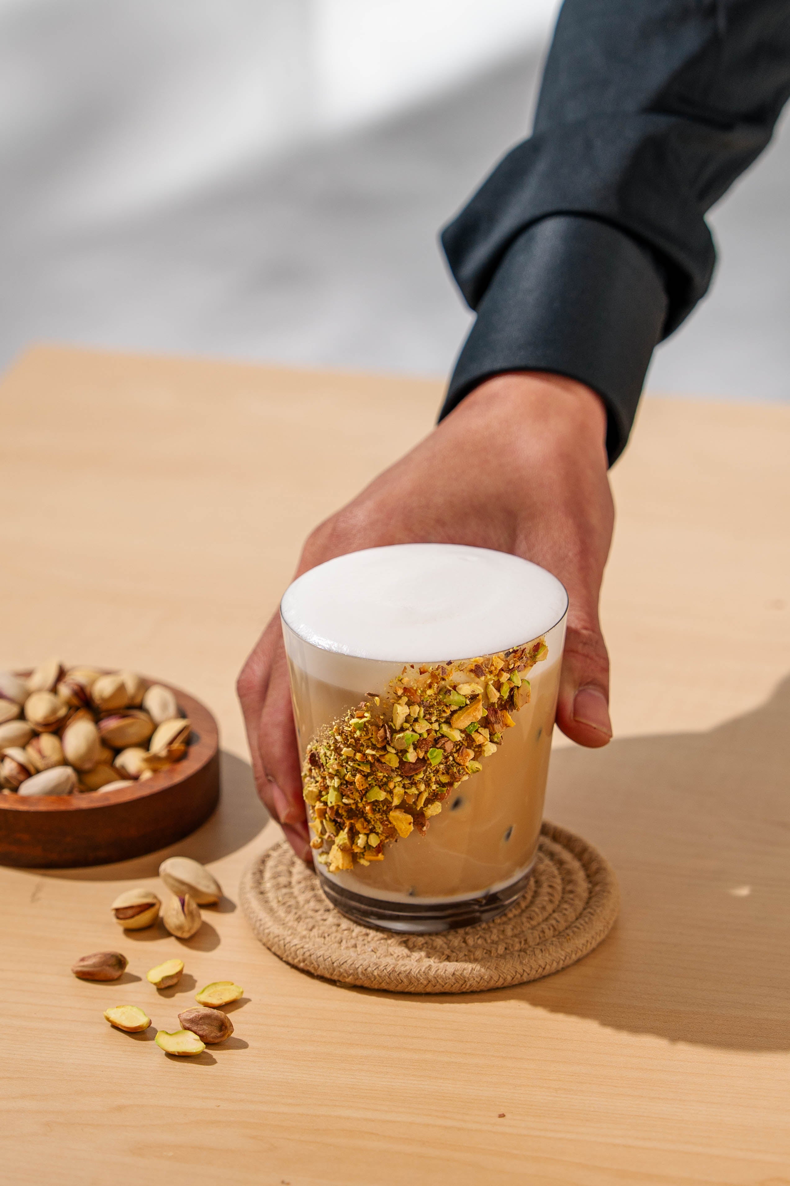 Caramel Pistachio Cappuccino - MONIN 1912 