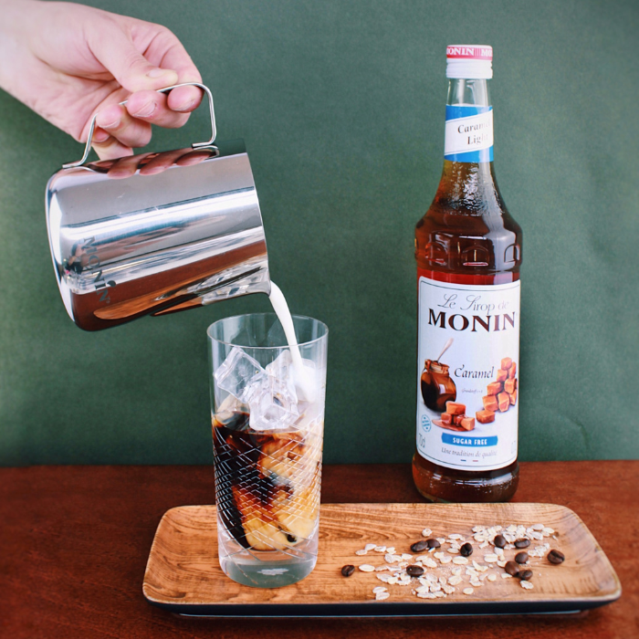 Caramel Sugar Free Flat White - MONIN 1912 