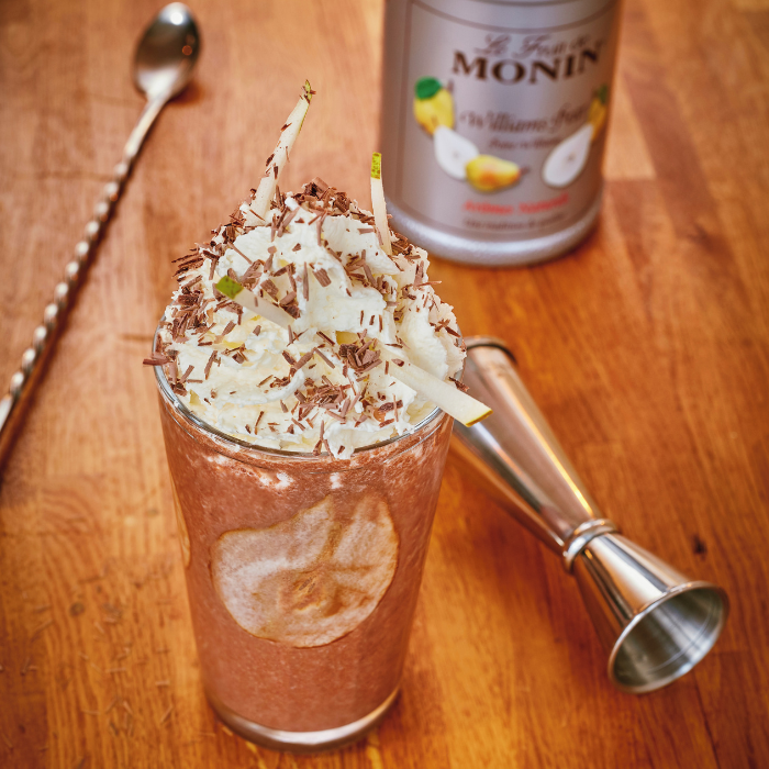Chocolate and Pear Frappé - MONIN 1912 