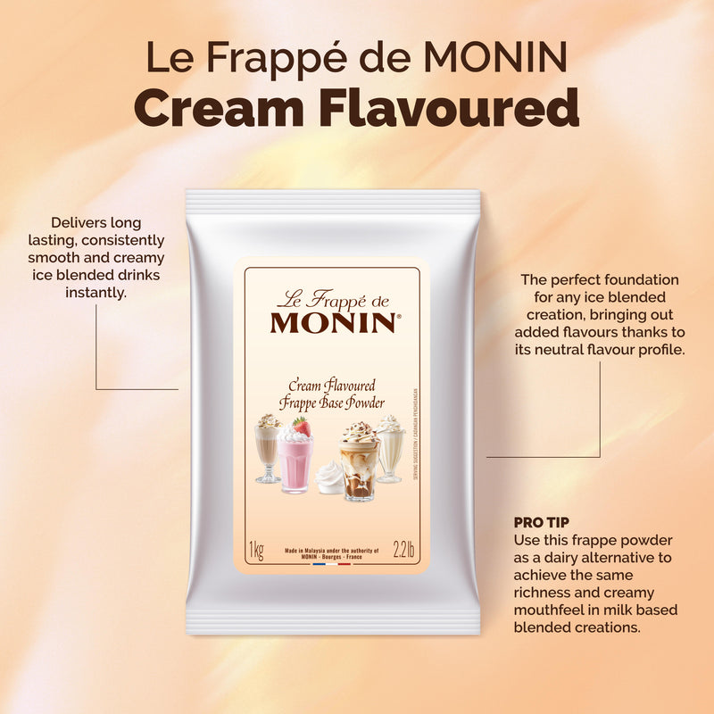 Le Frappé de MONIN Cream Flavoured