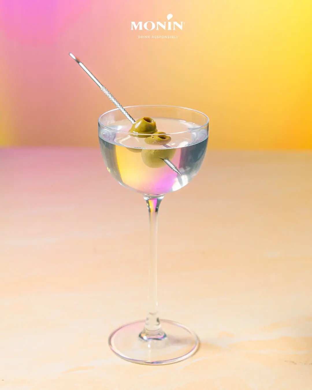 Dirty Elderflower Martini - MONIN 1912