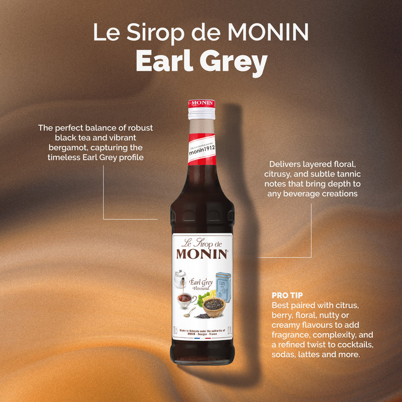 Le Sirop de MONIN Earl Grey