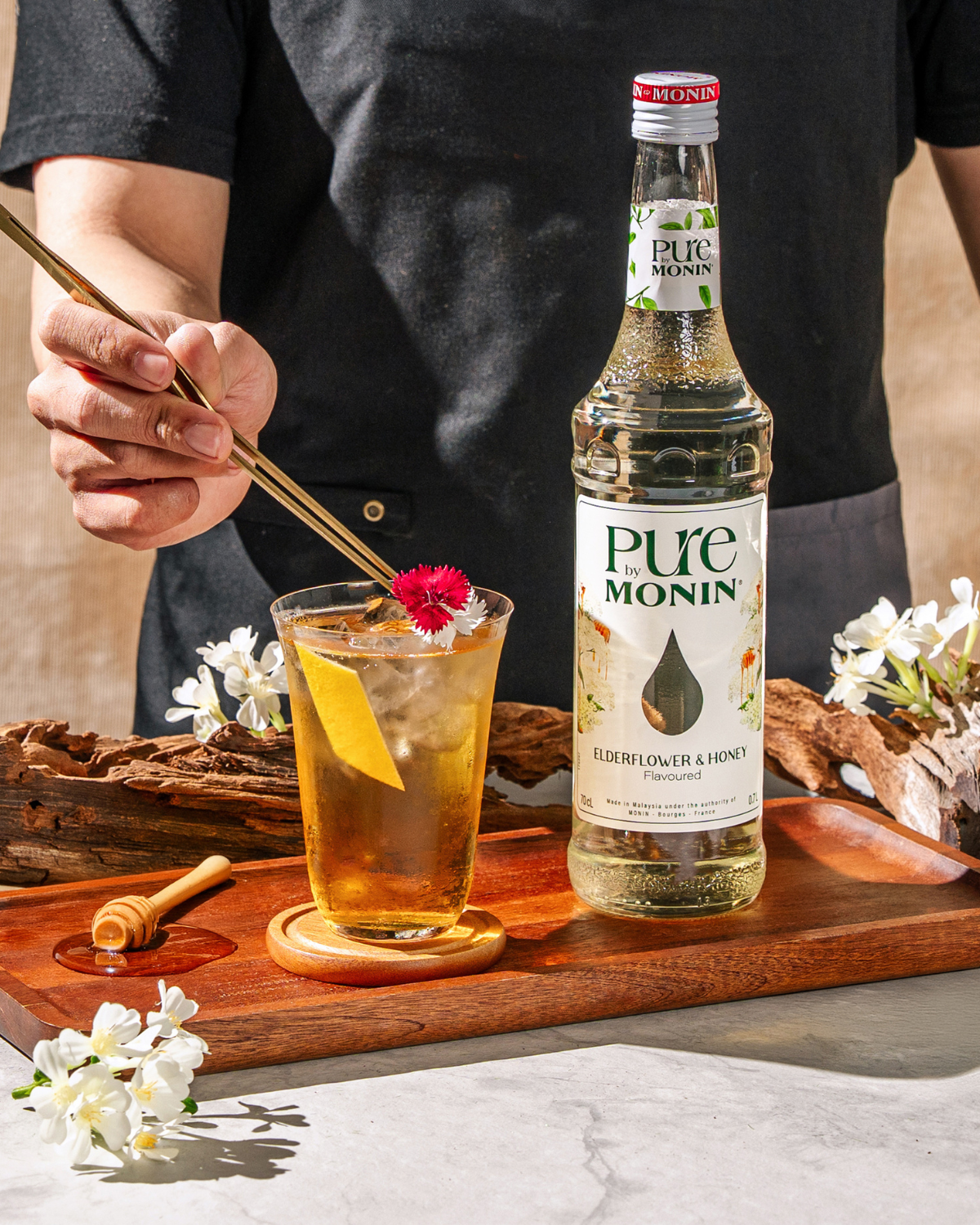 Elderflower Honey Highball - MONIN 1912 