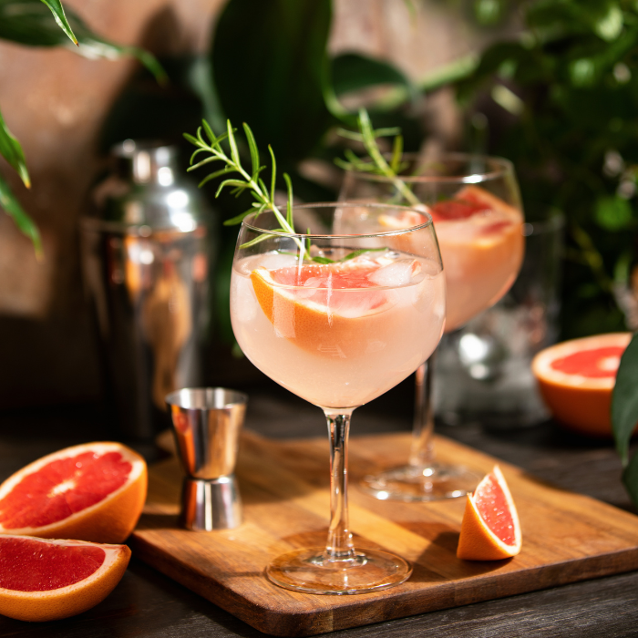 Pink Grapefruit Gin Tonic