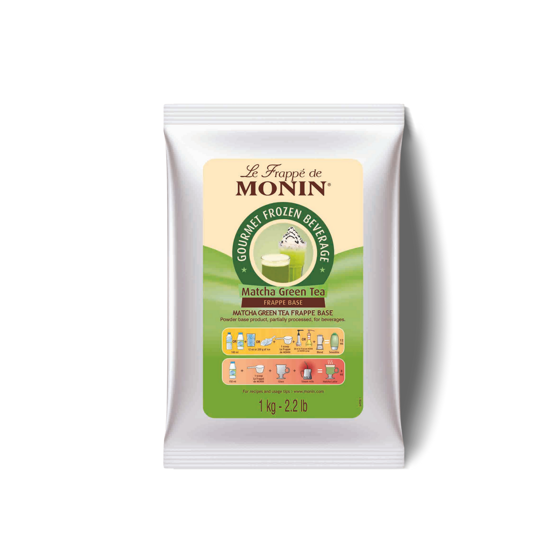 Le Frappé de MONIN Matcha Green Tea