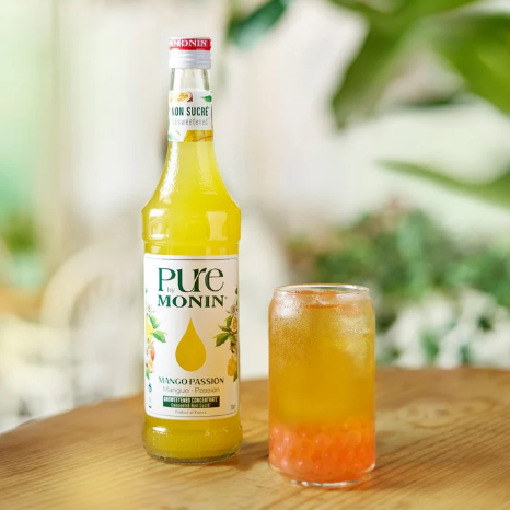Mango Passion Bubble Tea - MONIN 1912 