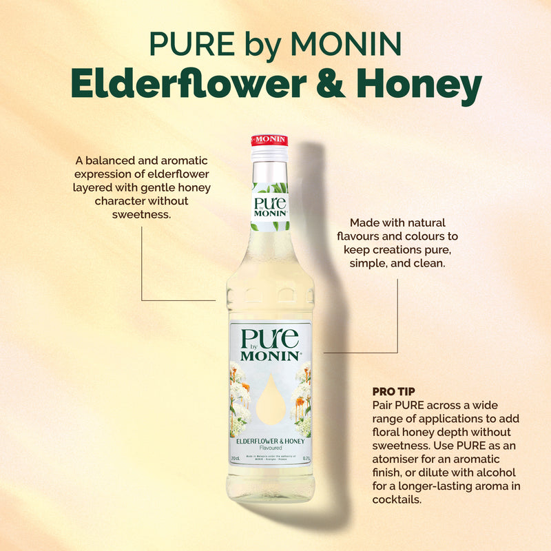 PURE by MONIN Elderflower & Honey