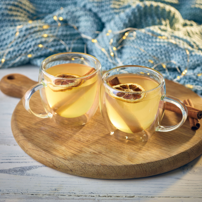 Peach Tea and Cinnamon Toddy - MONIN 1912 