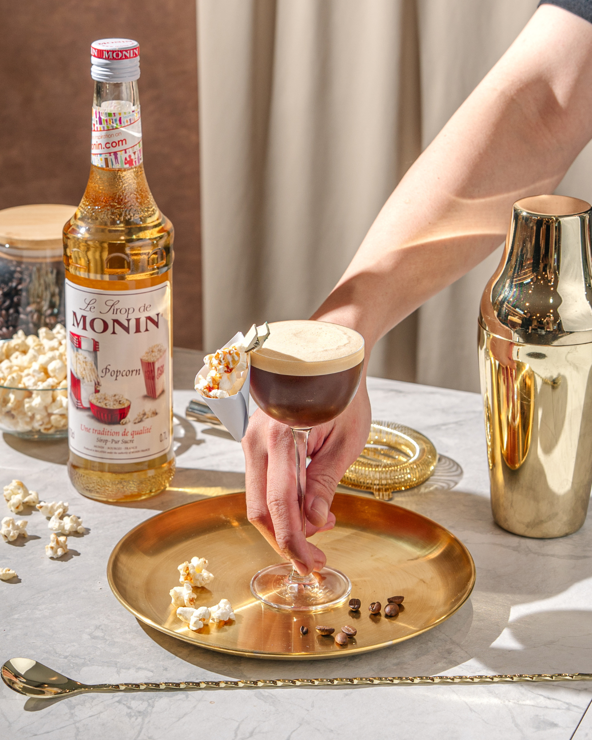 Popcorn Espresso Martini