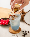 Blue Coconut Iced Latte