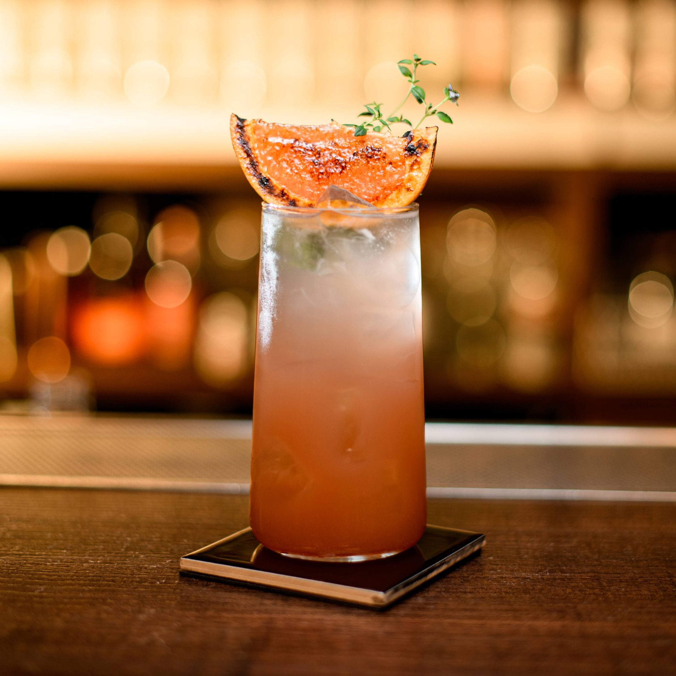 Rhubarb Ginger Collins - MONIN 1912 