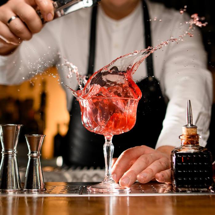 Stawberry Bubble Gum Martini - MONIN 1912 