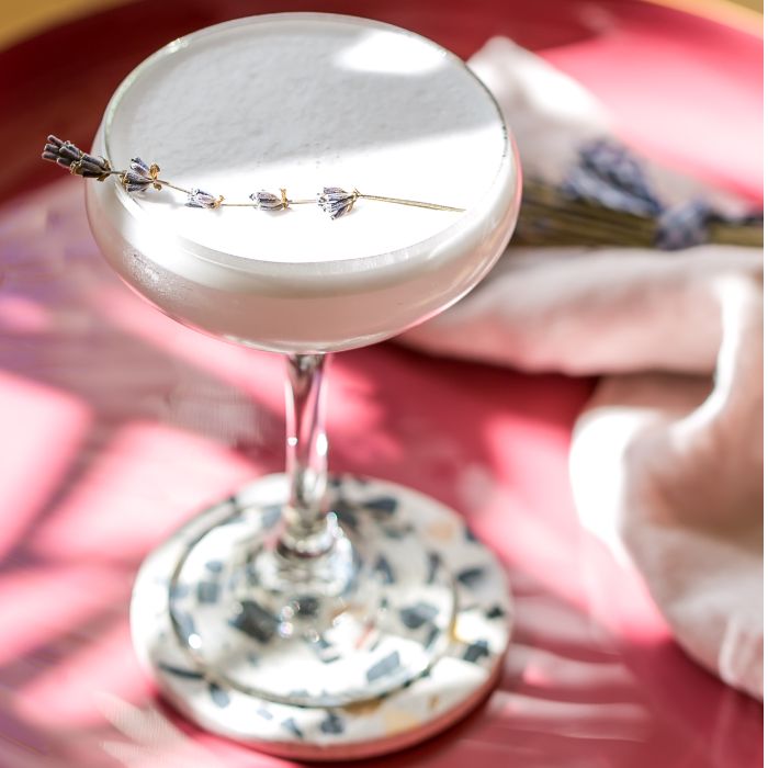 Lavender Mezcal Sour