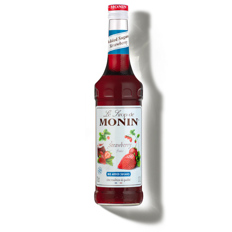 Le Sirop de MONIN Strawberry No Added Sugar