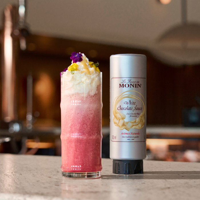 Floral Raspberry Milkshake