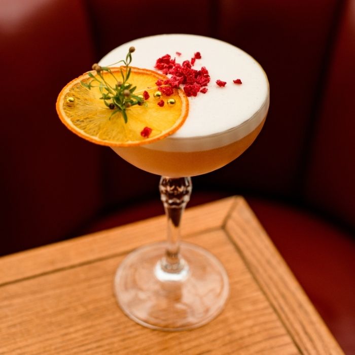 Cherry Plum Gin Sour