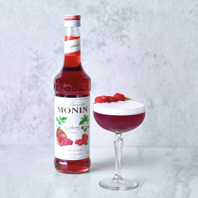 Raspberry Pisco Sour