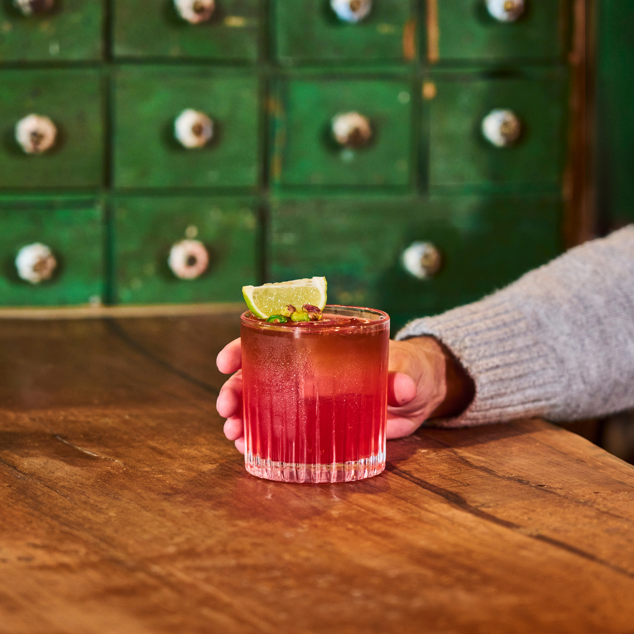 Pistachio Ruby Mai Tai