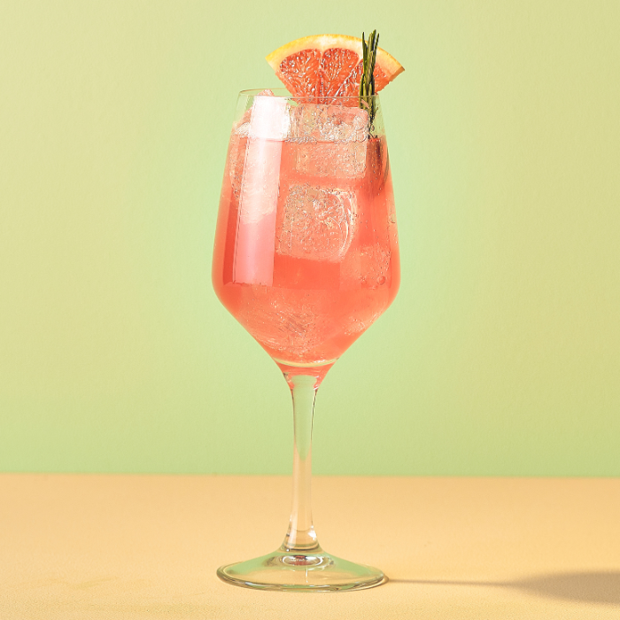 Ginger Pink Grapefruit Spritzer